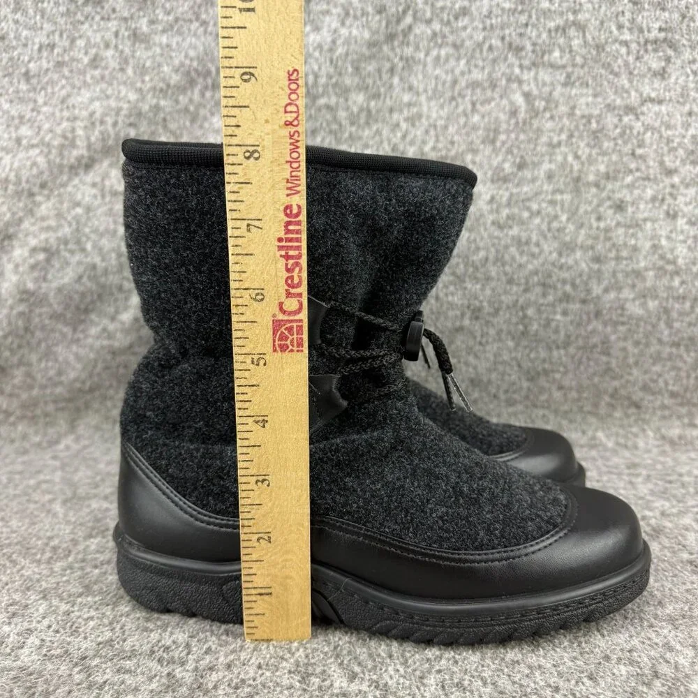 ✅Womens 7M Wanderlust Canada Alpine Grey Pull On Waterproof Winter Snow Boots - Picture 7 of 14